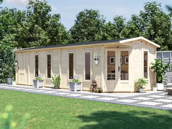 DaftBadger SideStore Log Cabin with Extension