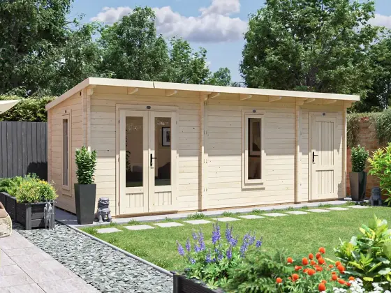 EvilAmy Multi Room Grande Log Cabin