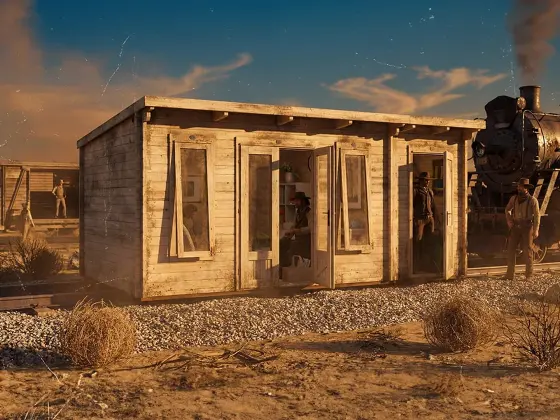 EvilAmy Multi Room Log Cabin