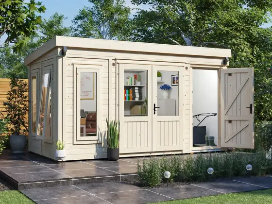 EvilDominator Classic Garden Office with SideStore