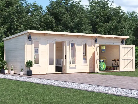 EvilGenius Log Cabin and Workshop