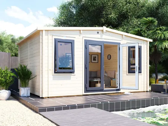 Severn with uPVC INSULATED Log Cabin